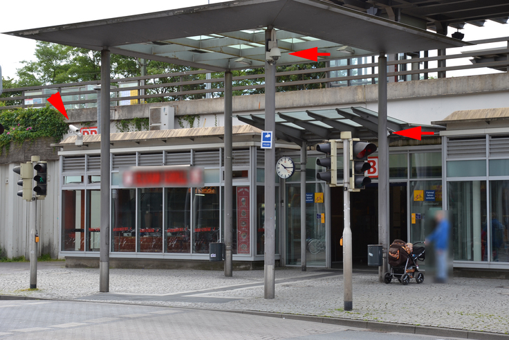Kamerastandort Wittekindstraße, Bahnhofssüdseite