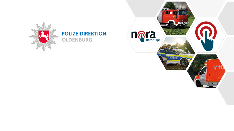 Symbolbild NORA-App (Einsatzfahrzeuge Polizei, Feuerwehr und Rettungsdienst)